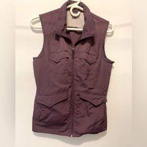 Women's Purple Sleeveless Jacket